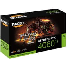 inno3D Grafična Kartica INNO3D N406T2-16D6-178055N Geforce RTX 4060 Ti 16 GB GDDR6