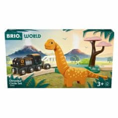 Brio Vlak z vezjem Brio Dinosaur circle set