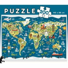 Educa Otroške puzzle Educa Mapamundi (200 pcs)