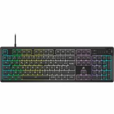 Corsair Tipkovnica Corsair K55 Core RGB Črna AZERTY