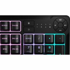 Corsair Tipkovnica Corsair K55 Core RGB Črna AZERTY