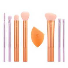 shumee Level Up Brush + Sponge set čopičev za ličenje 7 kos. + gobica za ličila