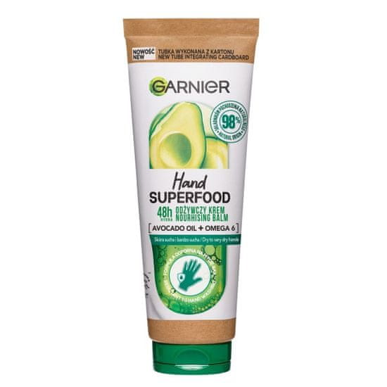 shumee Hand Superfood Avocado hranilna krema za roke z avokadovim oljem in omega 6 kislino 75 ml