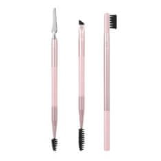 shumee Brow Styling set čopičev za ličenje obrvi, 3 kosi.