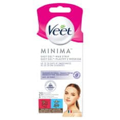 shumee Minima Easy-Gel trakovi za depilacijo obraza 20 kos