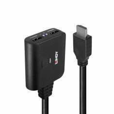 Lindy Adapter HDMI v 2 x HDMI LINDY 38356 Črna