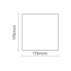 Edm Pokrov zračnika EDM 08417 08413 17,5 x 17,5 cm