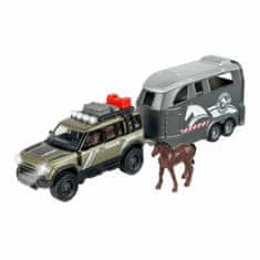 Majorette Playset Majorette Land Rover + Remorque cheval