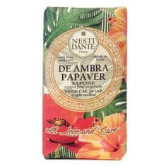 shumee De Ambra Papaver Sapone naravno toaletno milo Czerwony Poppy 250g