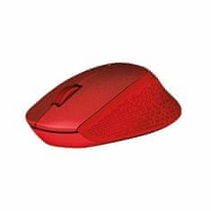 Logitech Miška Brezžična Logitech M330 Silent Plus Rdeča 1000 dpi