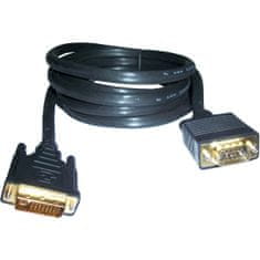 3GO Adapter DVI v VGA 3GO 2m DVI/VGA Črna 2 m