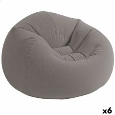 Intex Napihljiv fotelj Intex Siva 107 x 69 x 104 cm (6 kosov)