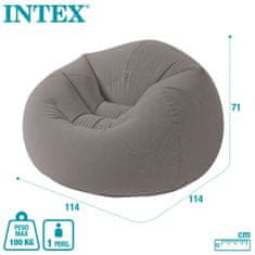 Intex Napihljiv fotelj Intex Siva 107 x 69 x 104 cm (6 kosov)