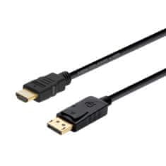 Aisens Kabel DisplayPort v HDMI Aisens A125-0364 Črna 2 m