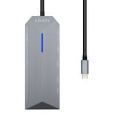 Aisens USB Hub Aisens ASUC-9P001-GR Siva 100 W (1 kosov)