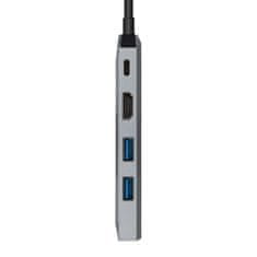 Aisens USB Hub Aisens ASUC-5P003-GR Siva 100 W (1 kosov)