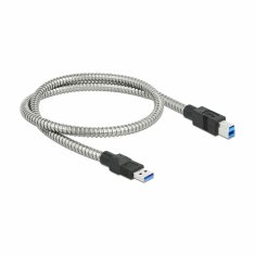 Delock kabel USB 3.2 A-B 0,5m kovinski ovoj 86777