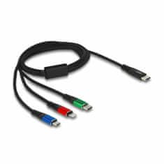 Delock kabel USB TipC 3v1 Lightning/TipC /Mikro 1m 86596