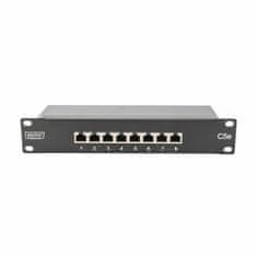 Digitus 250mm panel 8-port CAT.5e 1U FTP DN-91508S