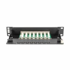 Digitus 250mm panel 8-port CAT.5e 1U FTP DN-91508S