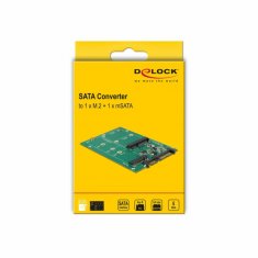 Delock adapter HDD SATA - M.2 NGFF + 1x mSATA 62670