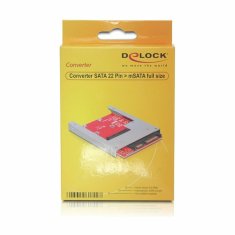 Delock adapter HDD SATA - mSATA z okvirjem 6cm 61892