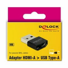 Delock adapter HDMI Ž - USB M MHL 65680