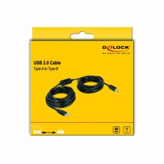 Delock kabel USB A-B 11m z ojačevalcem 82915