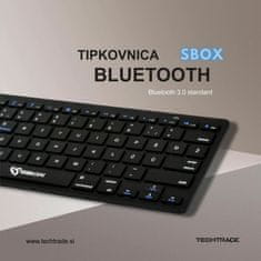 S-box tipkovnica bluetooth 3.0 črna BT-05S/HR