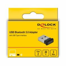 Delock bluetooth adapter USB A2DP mikro 20m BT 5.0 61014