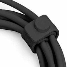 Digitus kabel USB C-C 0,5m 60W črn silikonski AK-300341-005-S