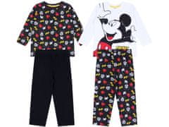 Disney 2x Črno-bela pižama Mickey DISNEY 3-4 lat 104 cm