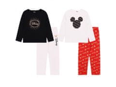 Disney 2x Dekliška pižama z dolgimi rokavi Mickey Mouse DISNEY, certifikat OEKO-TEX 7-8 lat 128 cm