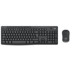 Logitech Tipkovnica in Miška Logitech 920-012077 Grafit Monochrome Angleščina EEUU QWERTY