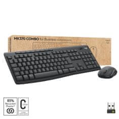 Logitech Tipkovnica in Miška Logitech 920-012077 Grafit Monochrome Angleščina EEUU QWERTY