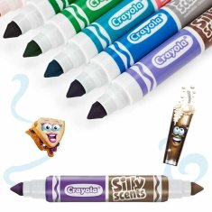 Crayola Set Markerjev Crayola Dišeča Lahko se pere Dvojna konica 10 Kosi