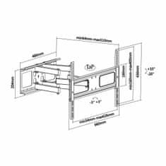 Aisens Nosilec za TV Aisens WT70TSLE-027 50 kg