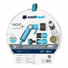 Cellfast Cev s priborom Cellfast Yacht PVC 20 m Ø 12,5 mm Raztegljiv