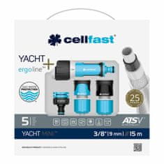 Cellfast Cev s priborom Cellfast Yacht Mini Ats PVC 15 m Ø 9 mm