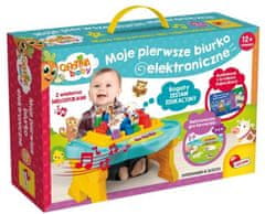 Clementoni Moj prvi elektronski pisarniški set Carotina Baby - model 76628, zabavna in izobraževalna igrača za najmlajše