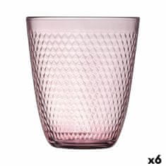 Luminarc Kozarec Luminarc Pampille Rosa Steklo 310 ml (6 kosov)