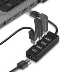 Ewent USB Hub Ewent EW1123 Črna