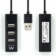 Ewent USB Hub Ewent EW1123 Črna