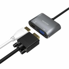 Aisens Adapter iz HDMI v VGA Aisens A109-0627 Siva 15 cm