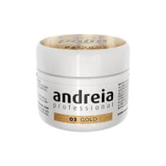 Andreia Gel lak za nohte Andreia Gel Paint Zlat 4 ml