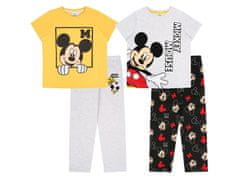 Disney 2x Barvita pižama z dolgimi hlačami MICKEY MOUSE, certifikat OEKO-TEX 6-7 lat 122 cm