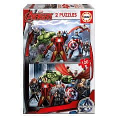 Educa Sestavljanka Puzzle Educa Marvel Avengers (2 x 100 pcs)