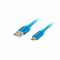 Lanberg USB kabel za micro USB Lanberg CA-USBM-20CU-0010-BL Modra 1 m (1 kosov)