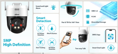 Dahua WiFi kamera P5AE-PV 360° 5MP (2560 × 1920) dvojna osvetlitev