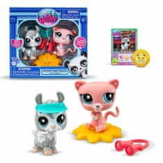 Bandai Številke postavljene Bandai Littlest Pet Shop 2 Kosi Hišni ljubljenčki